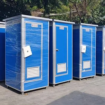 Toilettes de conteneur de bloc d'ablutions publiques portables temporaires sur les chantiers de construction