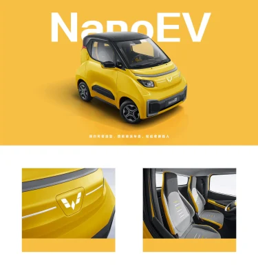 Haute qualité 2022/2021 Nanoev nouvelle voiture électrique à longue durée de vie de la batterie