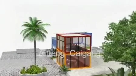 Qualité du feu sismique résistant à la corrosion Flack Pack Container Office Habitalbe Modular House