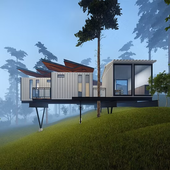 Chambre préfabriquée professionnelle de conteneur de camp de chantier de construction de haute résistance
